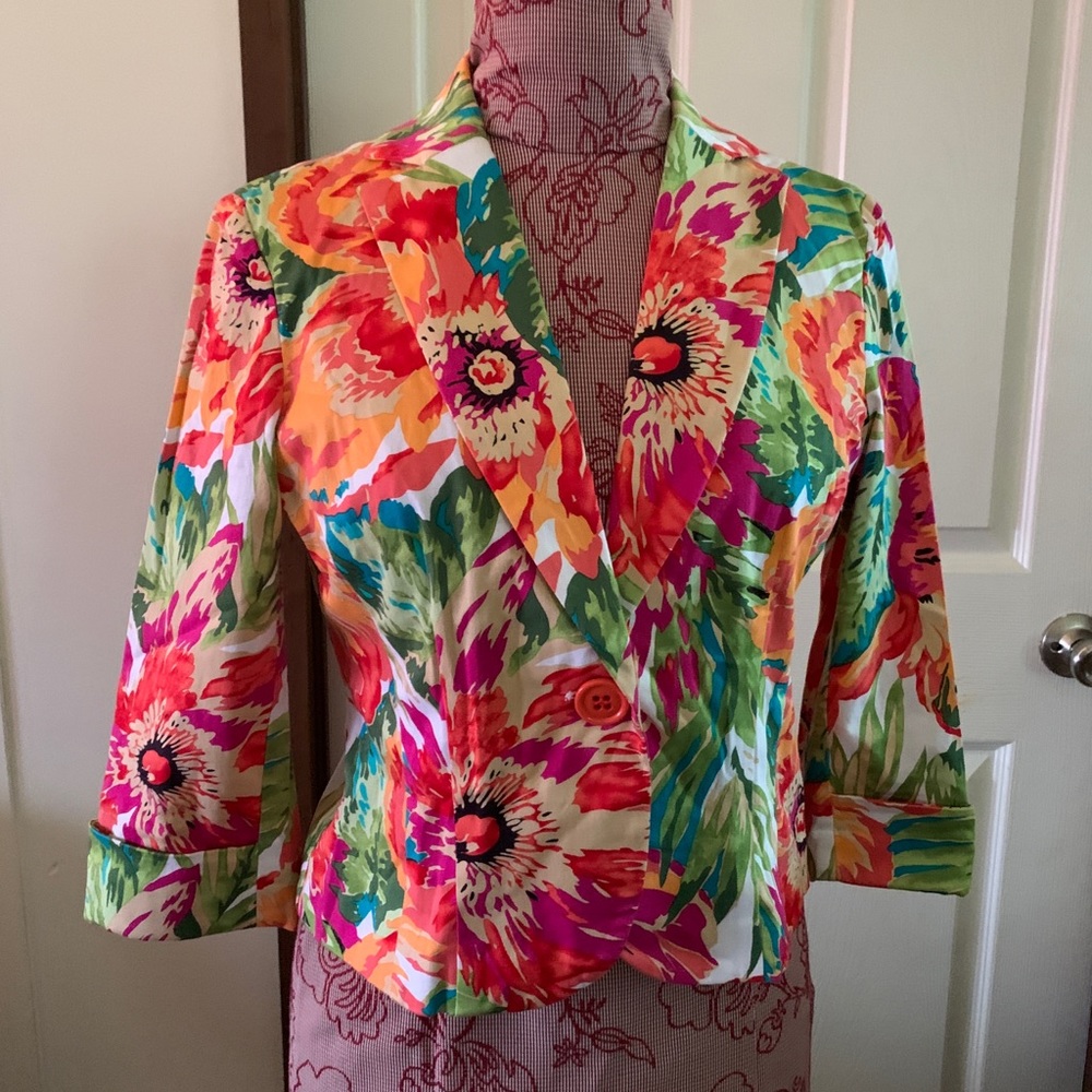 Bandolino floral jacket